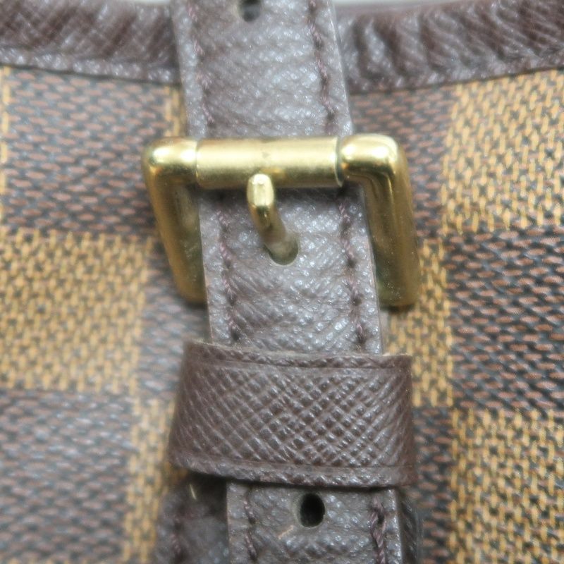 LOUIS VUITTON Marelle (Nicknamed "Picnic Basket"), Damier Coated Canvas, Hand & Shoulder Bag, Brown, with Pouch