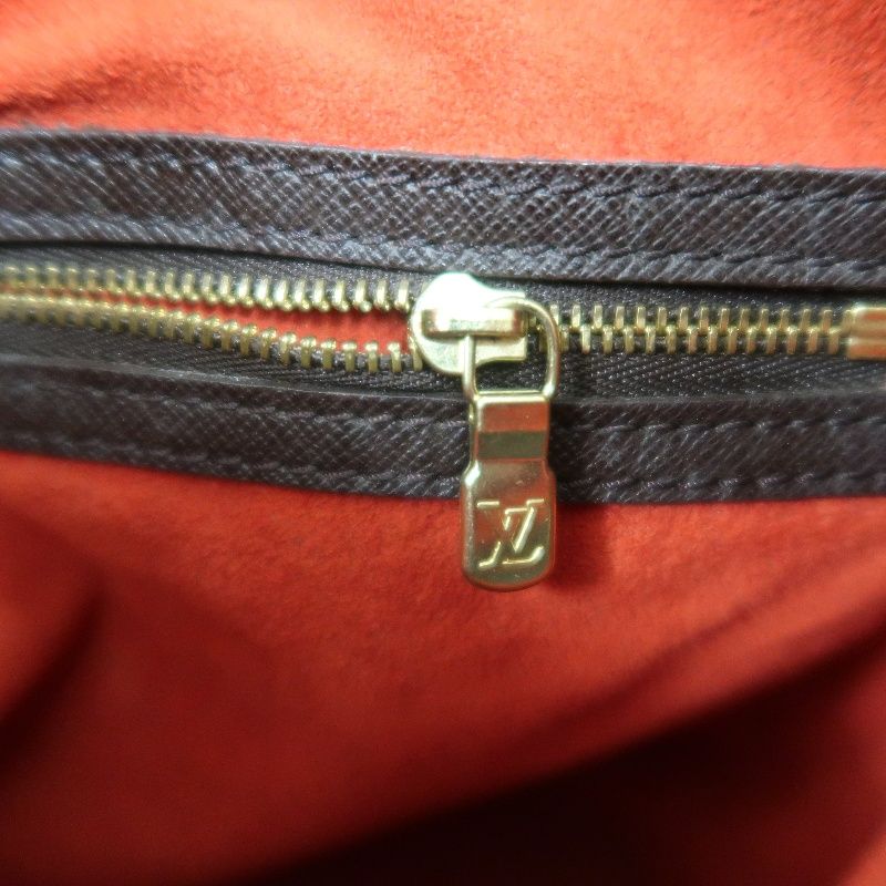LOUIS VUITTON Marelle (Nicknamed "Picnic Basket"), Damier Coated Canvas, Hand & Shoulder Bag, Brown, with Pouch