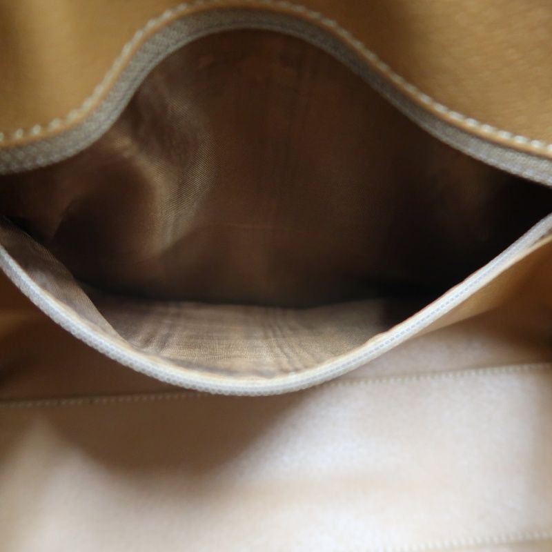 CELINE Macadam Coated Canvas, Handbag, Brown