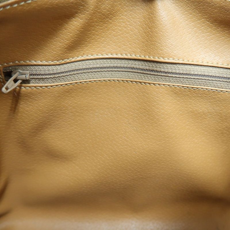 CELINE Macadam Coated Canvas, Handbag, Brown