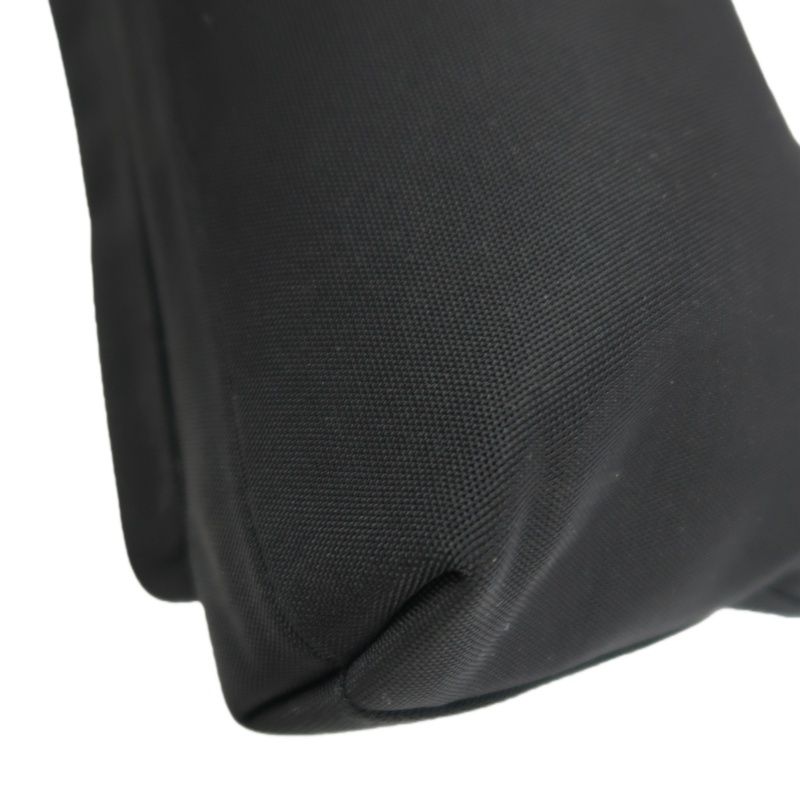 GUCCI Shoulder Bag, Black Canvas, Silver Hardware