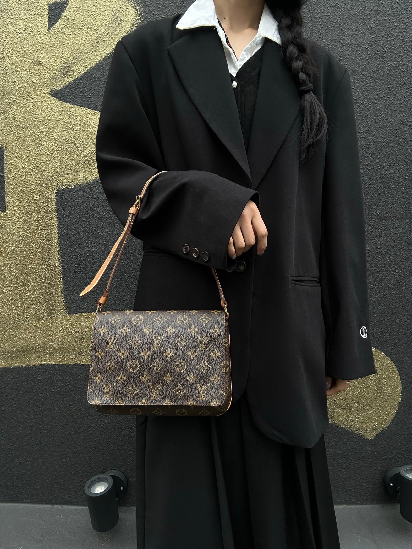Louis Vuitton Musette Tango Short Monogram Canvas Shoulder Bag
