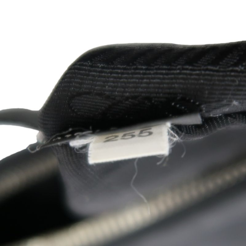 PRADA Handbag, Nylon, Beige with Silver Hardware, Detachable Shoulder Strap Included, Pouch Included, Dust Bag Included