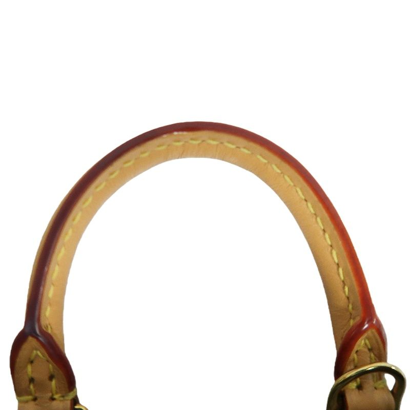 LOUIS VUITTON Sac Plat BB Monogram PVC Canvas Handbag, Brown, with Shoulder Strap
