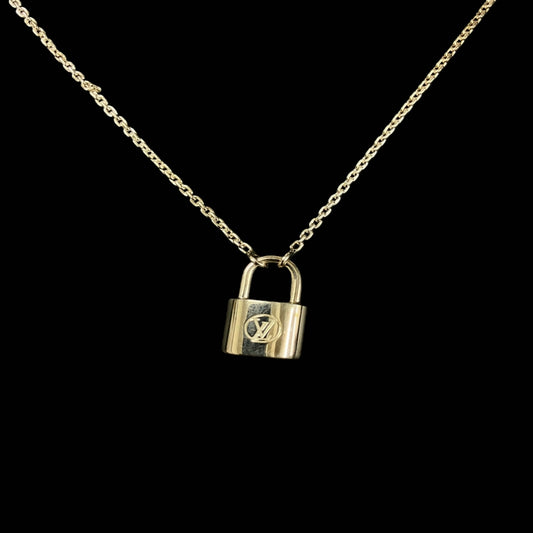 LOUIS VUITTON necklace, silver-tone alloy hardware, with dust bag