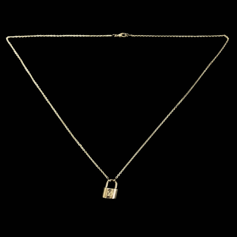 LOUIS VUITTON necklace, silver-tone alloy hardware, with dust bag
