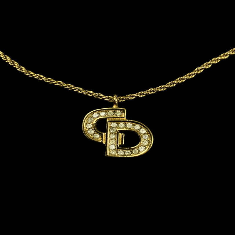 DIOR necklace, gold-tone alloy hardware