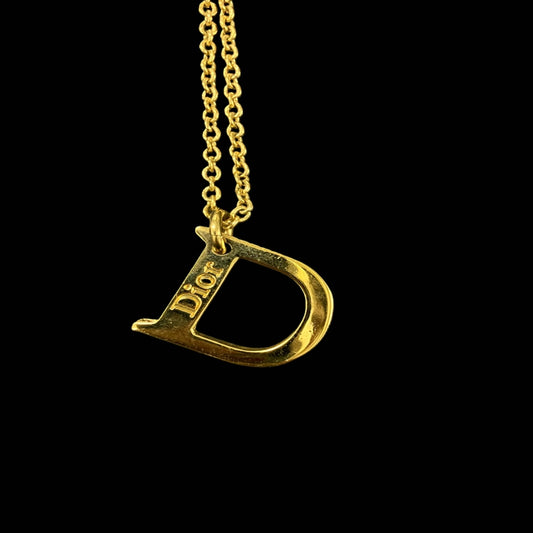 DIOR necklace, gold-tone alloy hardware