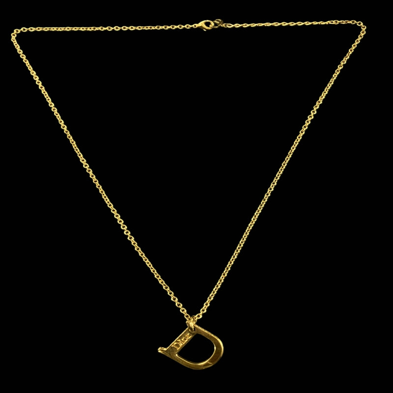 DIOR necklace, gold-tone alloy hardware