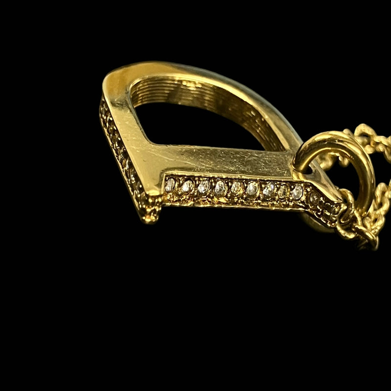 DIOR necklace, gold-tone alloy hardware