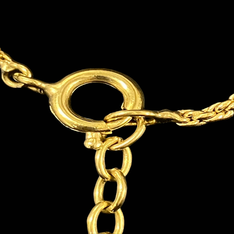 DIOR necklace, gold-tone alloy hardware, CD logo