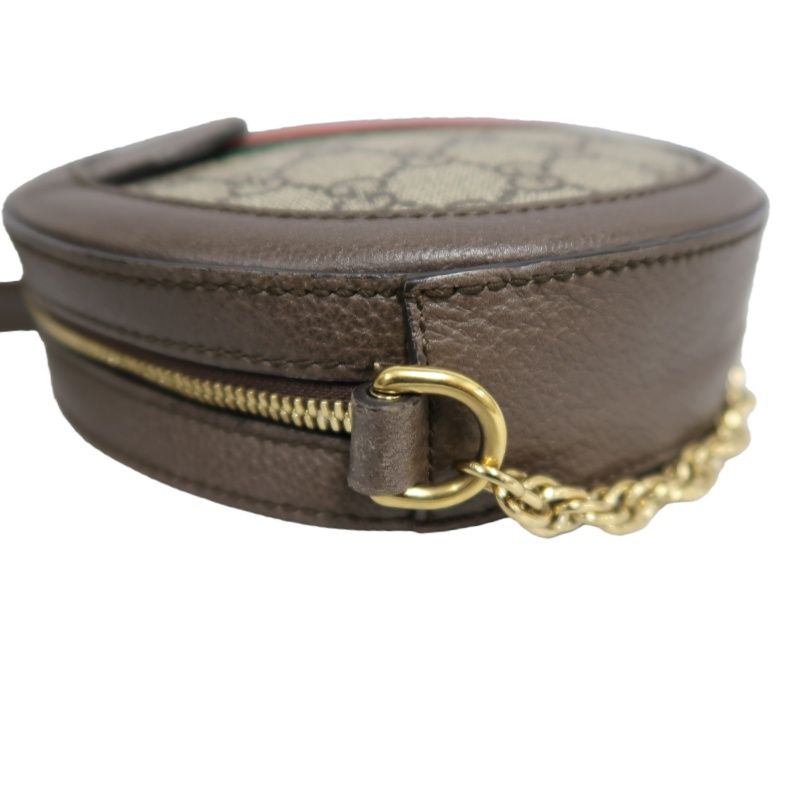 GUCCI GG Supreme Ophidia Shoulder Bag, Brown