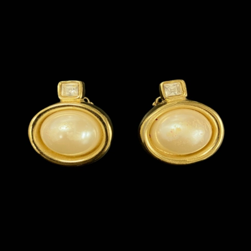 GIVENCHY Clip-On Earrings With Gold Hardware