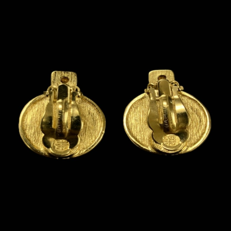 GIVENCHY Clip-On Earrings With Gold Hardware