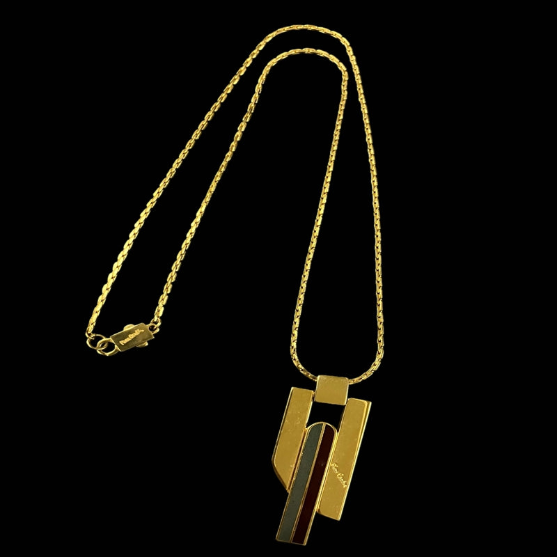 Pierre Cardin Necklace With Gold Hardware