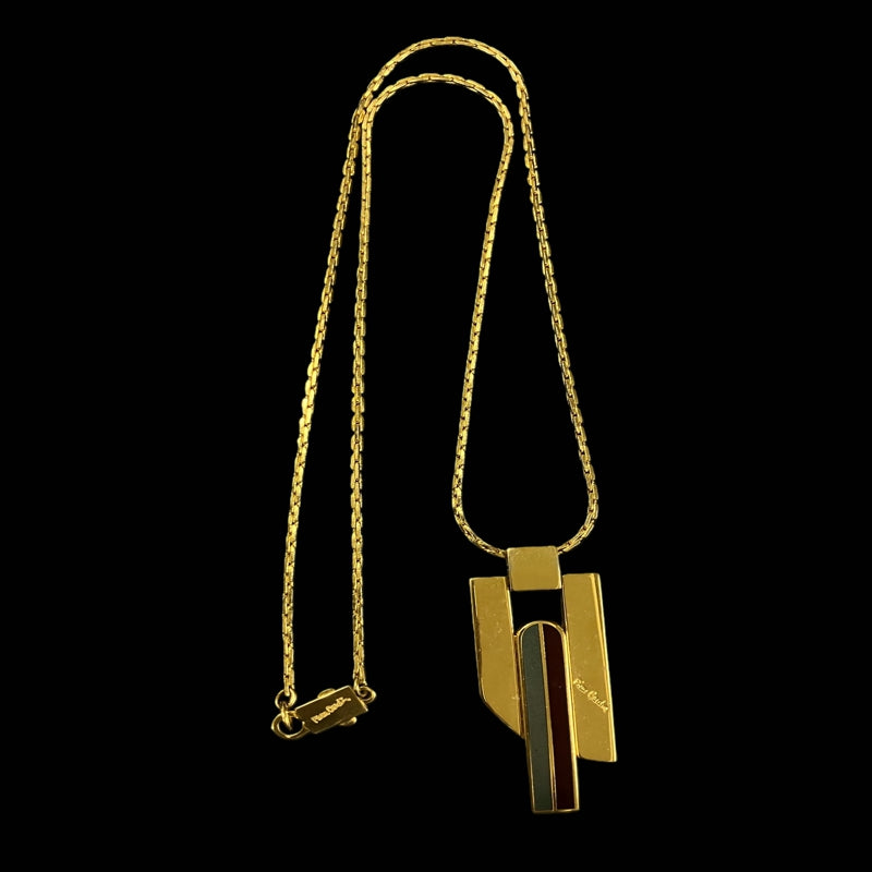 Pierre Cardin Necklace With Gold Hardware