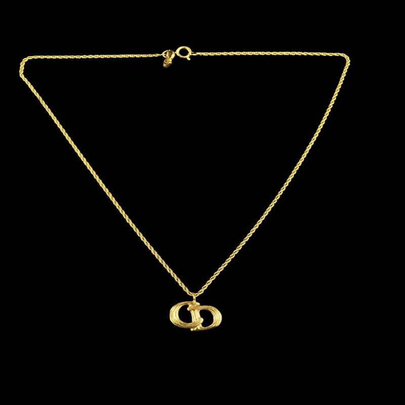 DIOR necklace, gold-tone alloy hardware