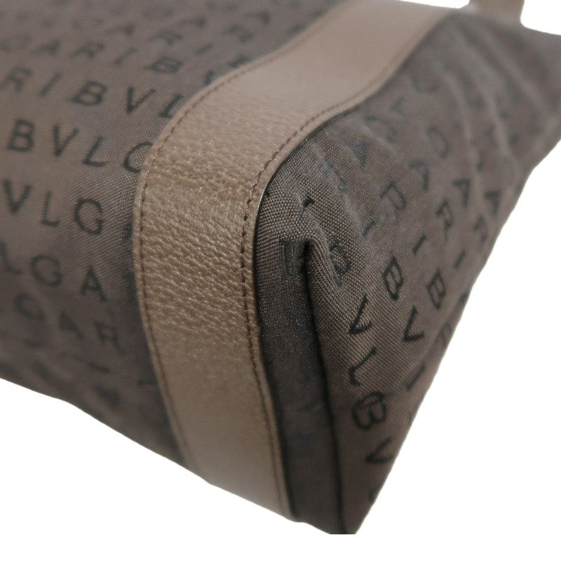 BVLGARI Brown Printed Canvas Tote Bag (With Dust Bag)