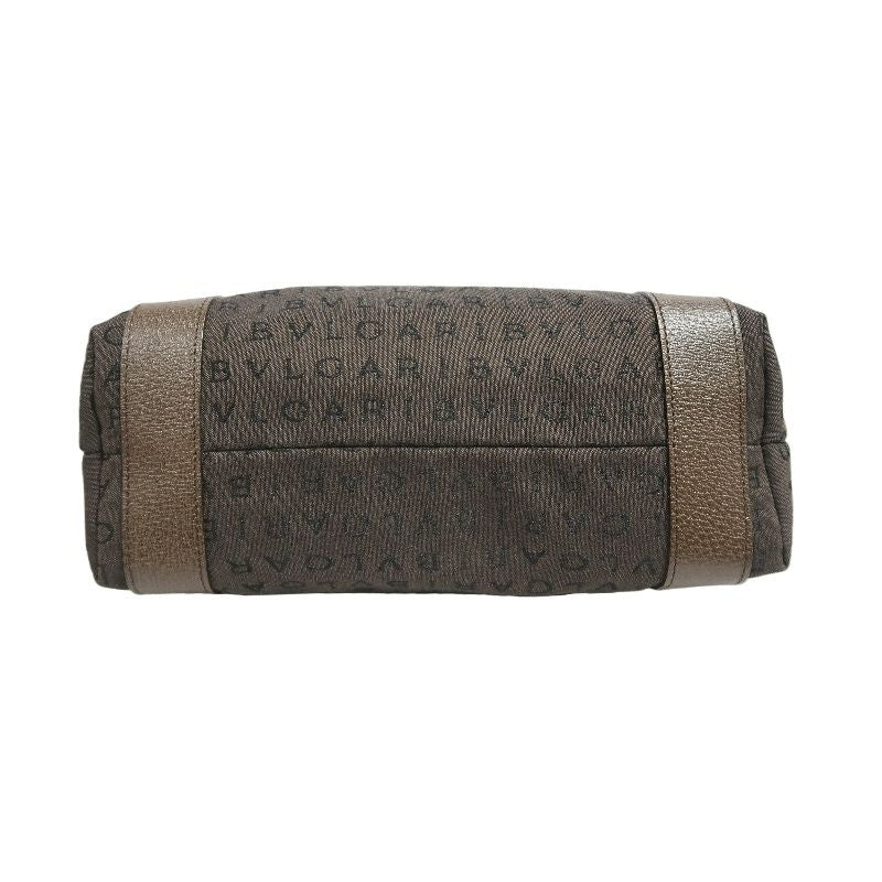BVLGARI Brown Printed Canvas Tote Bag (With Dust Bag)