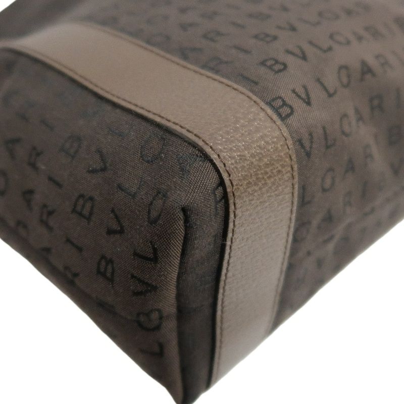 BVLGARI Brown Printed Canvas Tote Bag (With Dust Bag)