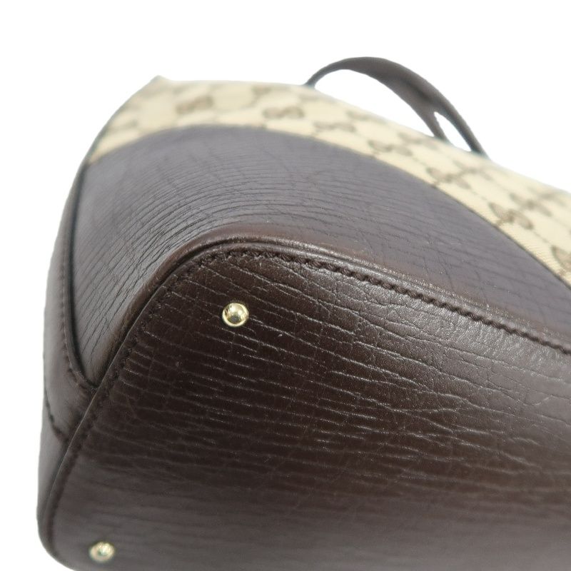 GUCCI GG Canvas Horsebit, Tote & Shoulder Bag, Brown