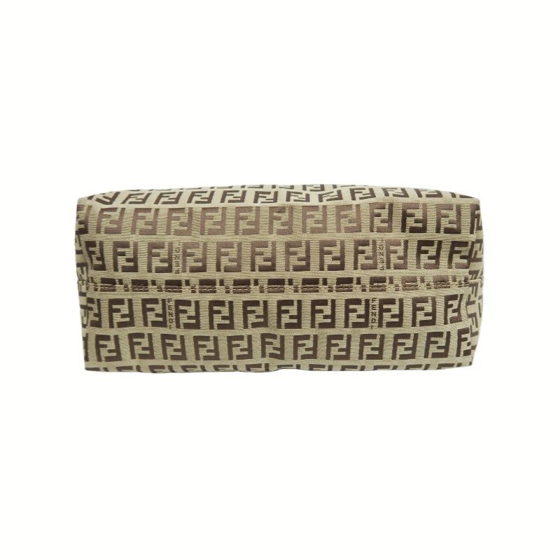 FENDI Zucchino Canvas, Tote & Shoulder Bag, Brown