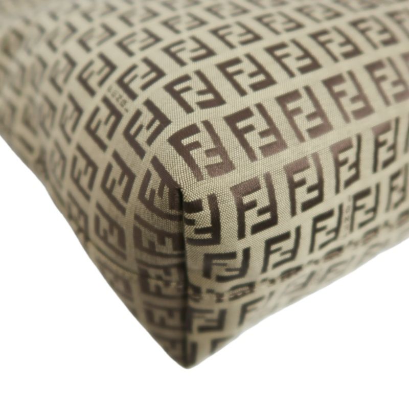 FENDI Zucchino Canvas, Tote & Shoulder Bag, Brown