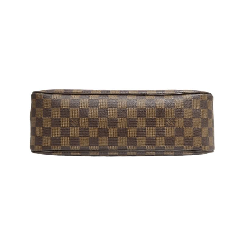 LOUIS VUITTON Damier Pattern Brown Coated Canvas Parioli PM Tote Bag