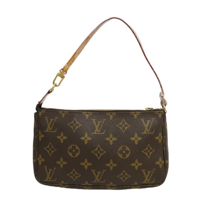 LOUIS VUITTON Monogram Pochette Accessoires (Coated Canvas)