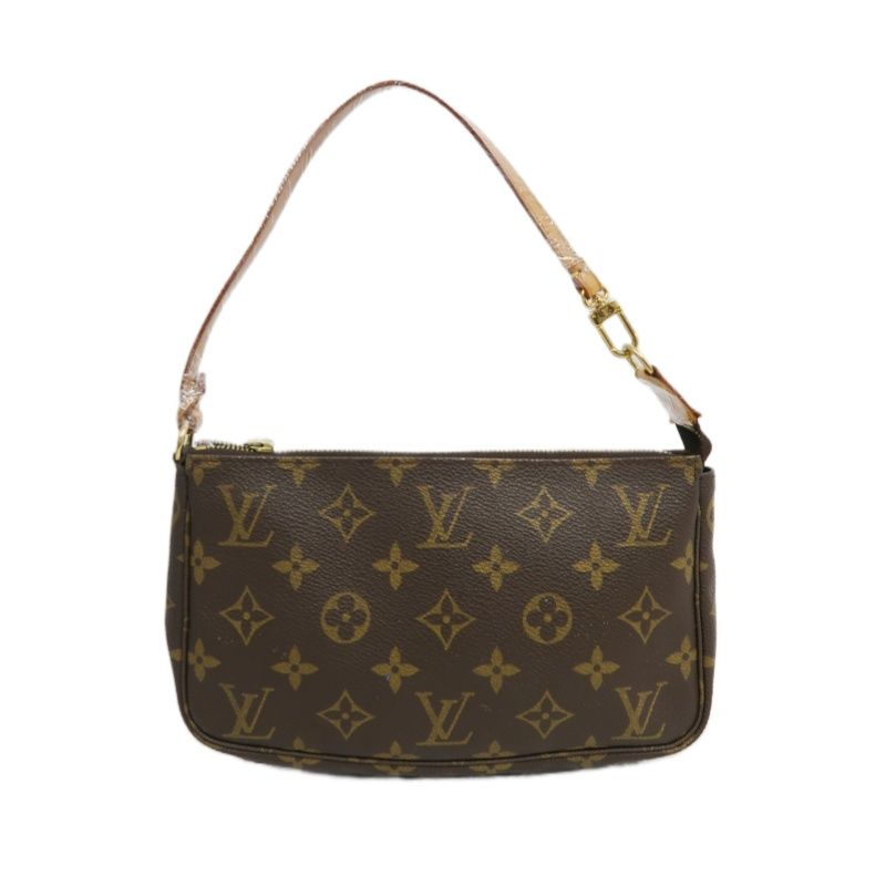 LOUIS VUITTON Monogram Pochette Accessoires (Coated Canvas)