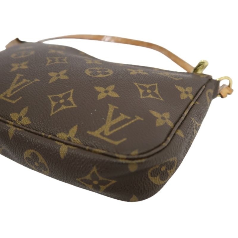 LOUIS VUITTON Monogram Pochette Accessoires (Coated Canvas)