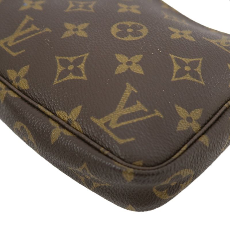 LOUIS VUITTON Monogram Pochette Accessoires (Coated Canvas)