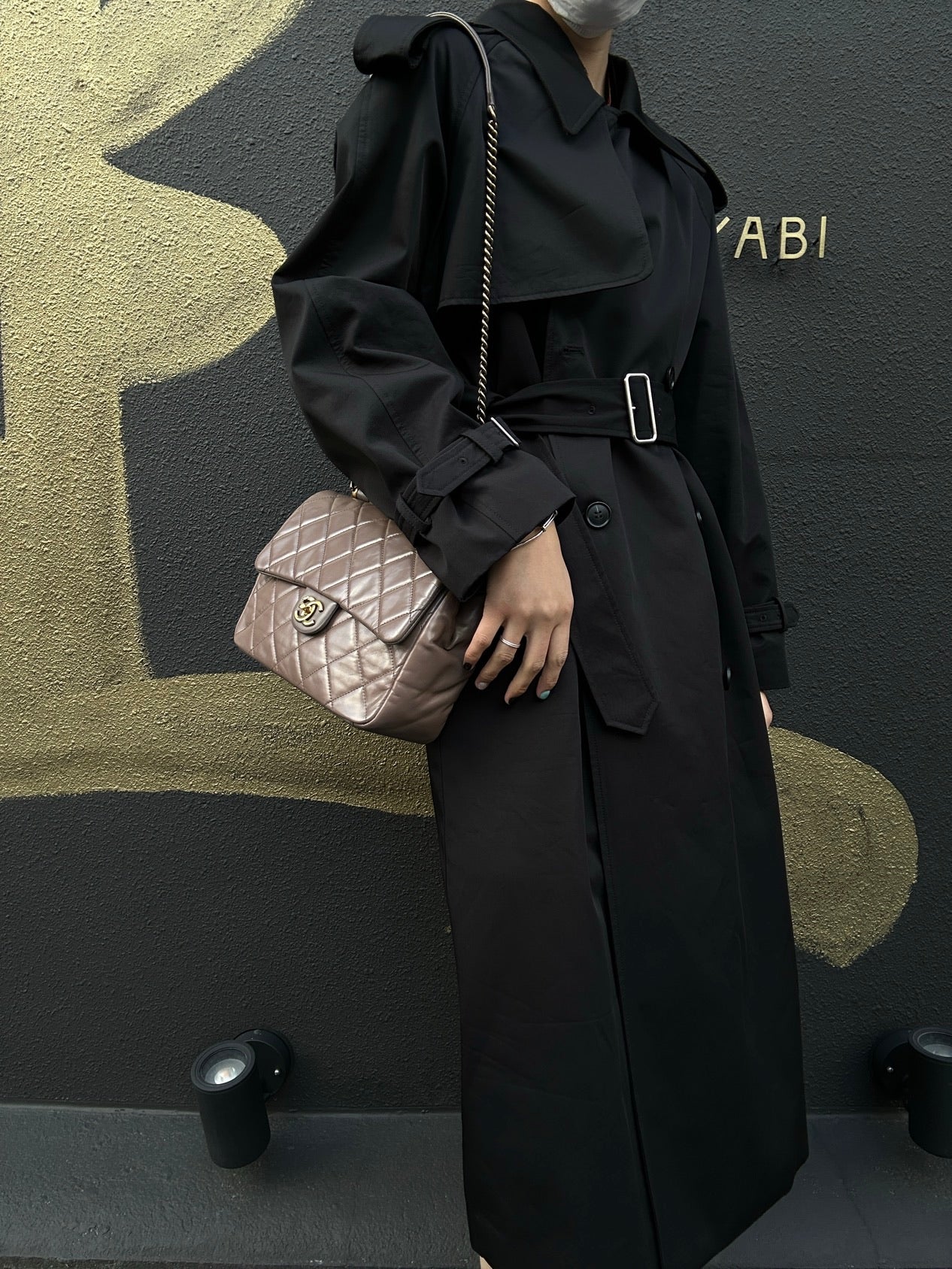 CHANEL Classic Flap Quilted Handbag & Shoulder Bag, Brown Lambskin with Gold Hardware