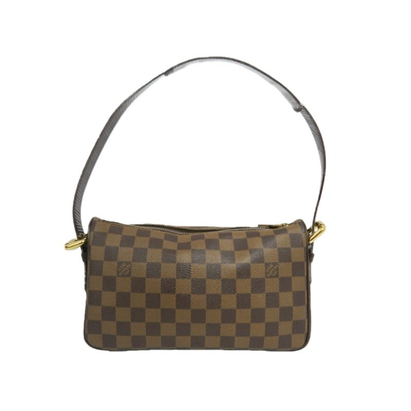 LOUIS VUITTON Damier Ebene Ravello Shoulder Bag (With Dust Bag & Shoulder Strap, Coated Canvas)