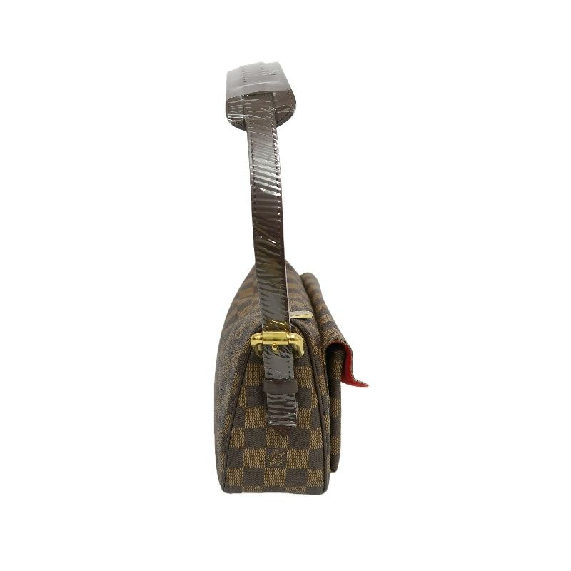 LOUIS VUITTON Damier Ebene Ravello Shoulder Bag (With Dust Bag & Shoulder Strap, Coated Canvas)