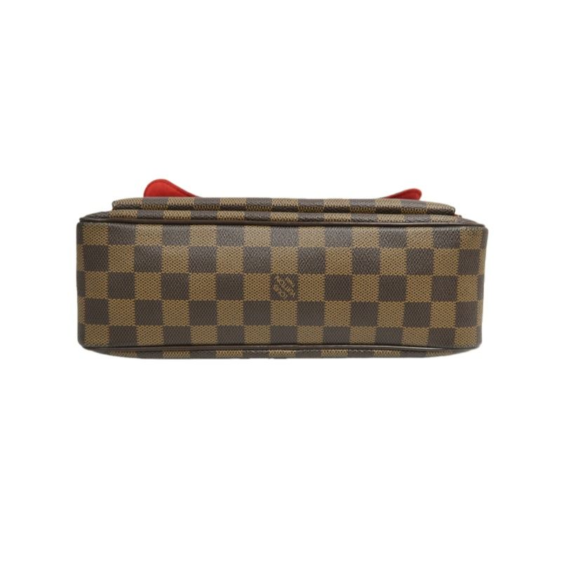LOUIS VUITTON Damier Ebene Ravello Shoulder Bag (With Dust Bag & Shoulder Strap, Coated Canvas)