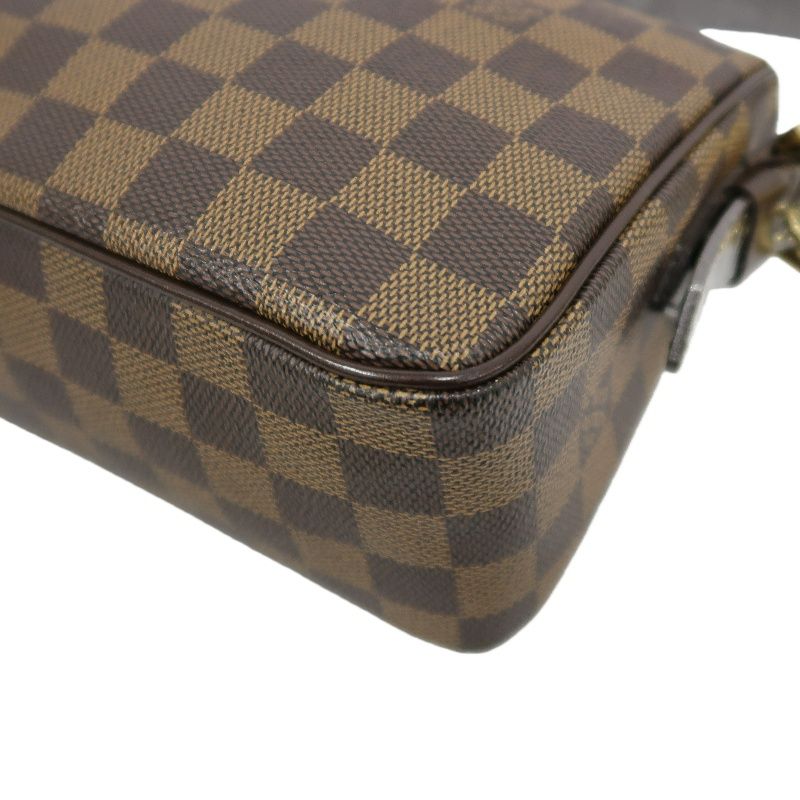 LOUIS VUITTON Damier Ebene Ravello Shoulder Bag (With Dust Bag & Shoulder Strap, Coated Canvas)
