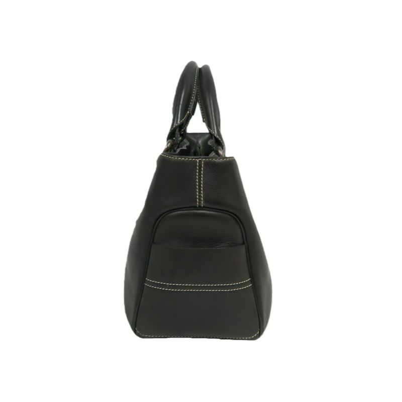 CELINE Triomphe Boogie Bag, Leather, Black