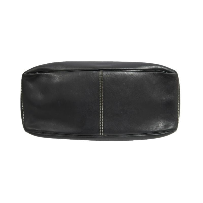 CELINE Triomphe Boogie Bag, Leather, Black