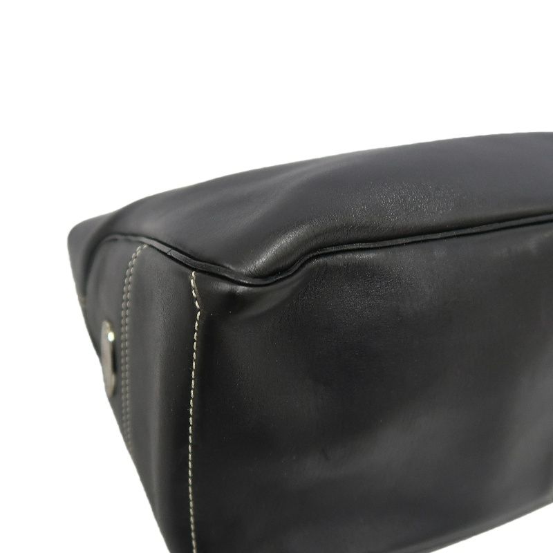 CELINE Triomphe Boogie Bag, Leather, Black