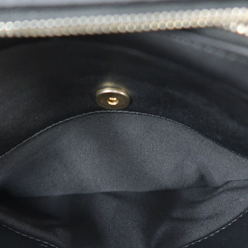 CHANEL V-Stitch Black Lambskin Convertible Shoulder Crossbody Bag with Silver Hardware