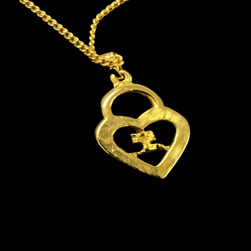 COURREGES necklace, gold-tone alloy hardware, accessory