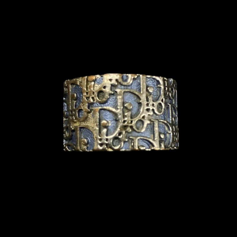 DIOR ring, silver-tone alloy hardware