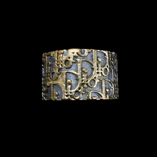 DIOR ring, silver-tone alloy hardware
