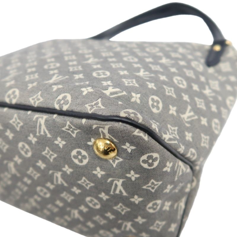 LOUIS VUITTON Monogram Idylle Ballade Gray Denim Handbag (Armpit Bag)