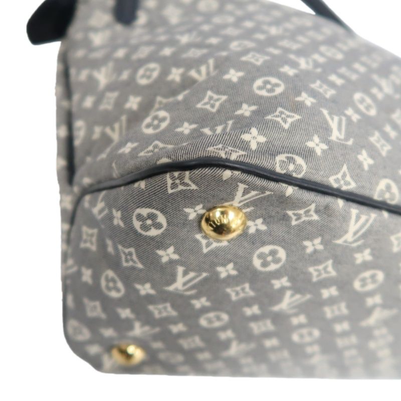 LOUIS VUITTON Monogram Idylle Ballade Gray Denim Handbag (Armpit Bag)