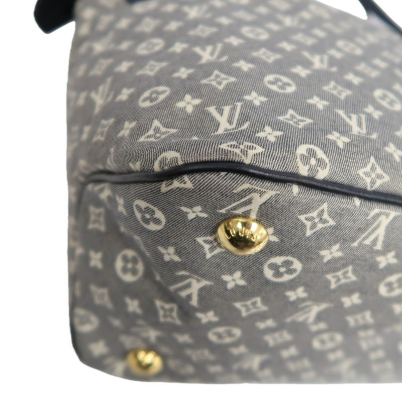 LOUIS VUITTON Monogram Idylle Ballade Gray Denim Handbag (Armpit Bag)