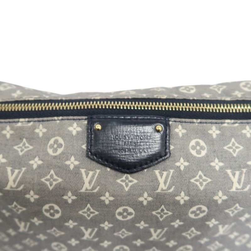 LOUIS VUITTON Monogram Idylle Ballade Gray Denim Handbag (Armpit Bag)