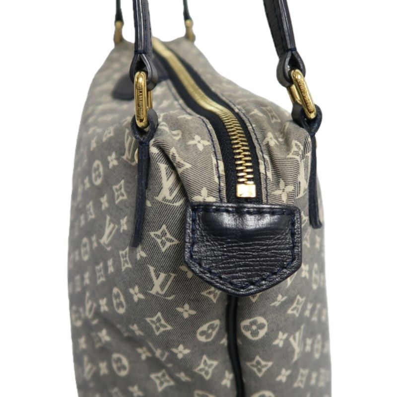 LOUIS VUITTON Monogram Idylle Ballade Gray Denim Handbag (Armpit Bag)