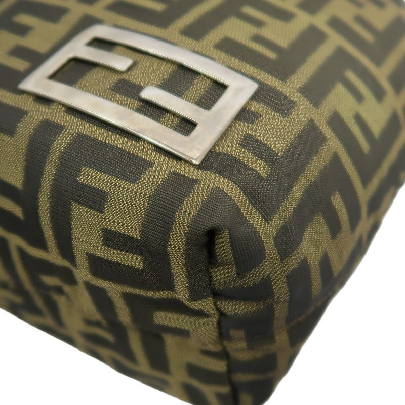 FENDI Brown Zucca Canvas Tote Handbag
